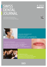 Swiss Dental Journal Nr. 04 - 2023