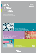 Swiss Dental Journal Nr. 02 - 2015