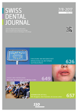 Swiss Dental Journal Nr. 07/08 - 2017