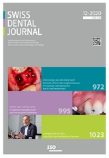 Swiss Dental Journal Nr. 12 - 2020