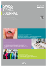 Swiss Dental Journal Nr. 05 - 2023