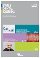 Swiss Dental Journal Nr. 05 - 2015