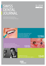 Swiss Dental Journal Nr. 12 - 2014