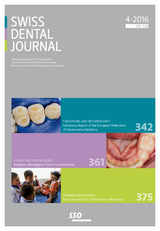 Swiss Dental Journal Nr. 04 - 2016