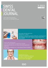 Swiss Dental Journal Nr. 03 - 2023