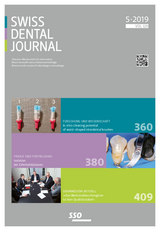 Swiss Dental Journal Nr. 05 - 2019