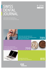 Swiss Dental Journal Nr. 09 - 2016