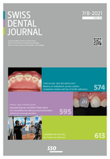 Swiss Dental Journal Nr. 07-08 - 2021