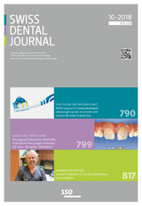 Swiss Dental Journal Nr. 10 - 2018