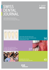 Swiss Dental Journal Nr. 01 - 2017