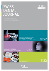 Swiss Dental Journal Nr. 10 - 2014