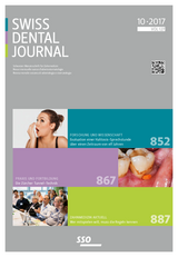 Swiss Dental Journal Nr. 10 - 2017