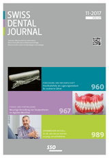 Swiss Dental Journal Nr. 11 - 2017