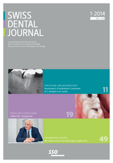 Swiss Dental Journal Nr. 01 - 2014