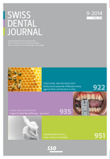 Swiss Dental Journal Nr. 09 - 2014