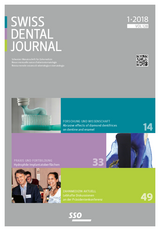 Swiss Dental Journal Nr. 01 - 2018