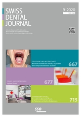 Swiss Dental Journal Nr. 09 - 2020