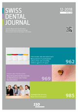 Swiss Dental Journal Nr. 12 - 2018