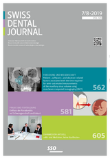 Swiss Dental Journal Nr. 07-08 - 2019