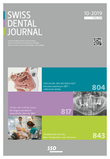 Swiss Dental Journal Nr. 10 - 2019